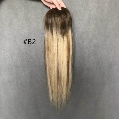 Perfect Balance Mid-Size Remy Hair Mono Topper 5.5"x6.5"