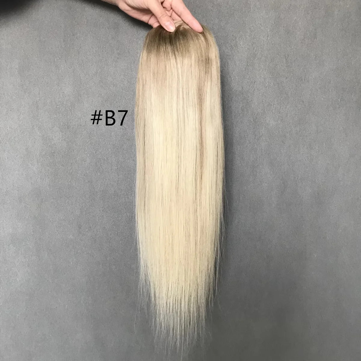 Perfect Balance Mid-Size Remy Hair Mono Topper 5.5"x6.5"