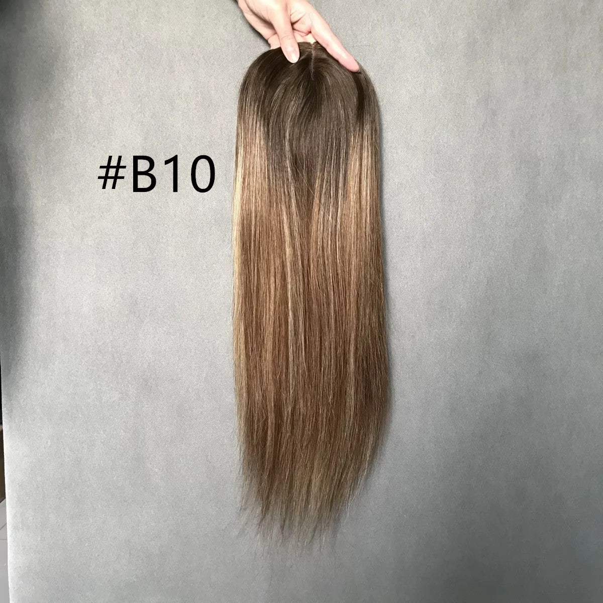 Volume Specialist 6"x7"  Remy Hair Mono Topper with Volume-Boosting Wefts