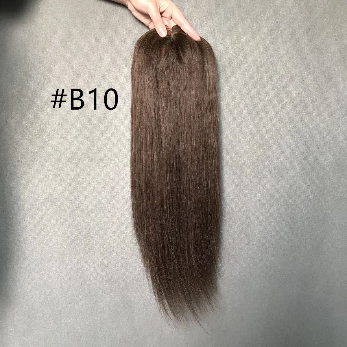 Volume Specialist 6"x7"  Remy Hair Mono Topper with Volume-Boosting Wefts