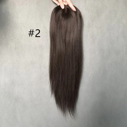 Volume Specialist 6"x7"  Remy Hair Mono Topper with Volume-Boosting Wefts