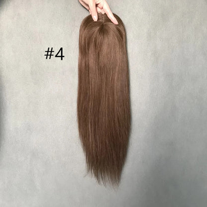 Volume Specialist 6"x7"  Remy Hair Mono Topper with Volume-Boosting Wefts