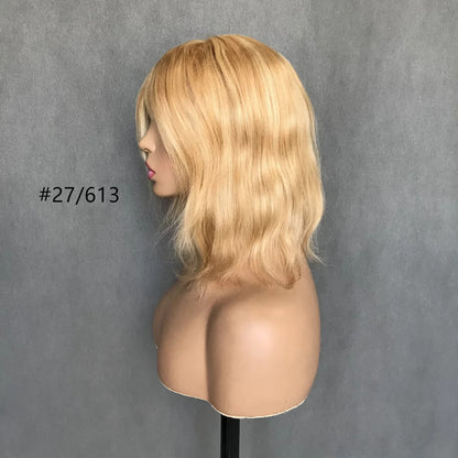 Chic and Seamless 10inch  Remy Hair Mono Topper with Swiss Lace Front  6"x6"