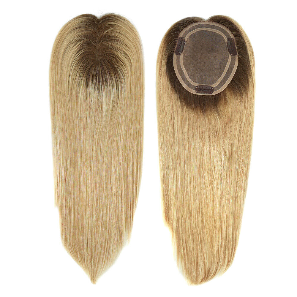 Women Topper Human Hair Top Pieces European Cuticle Remy Straight Hair TP04