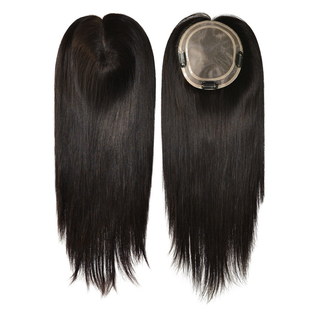 Women Topper Human Hair Top Pieces European Cuticle Remy Straight Hair TP04