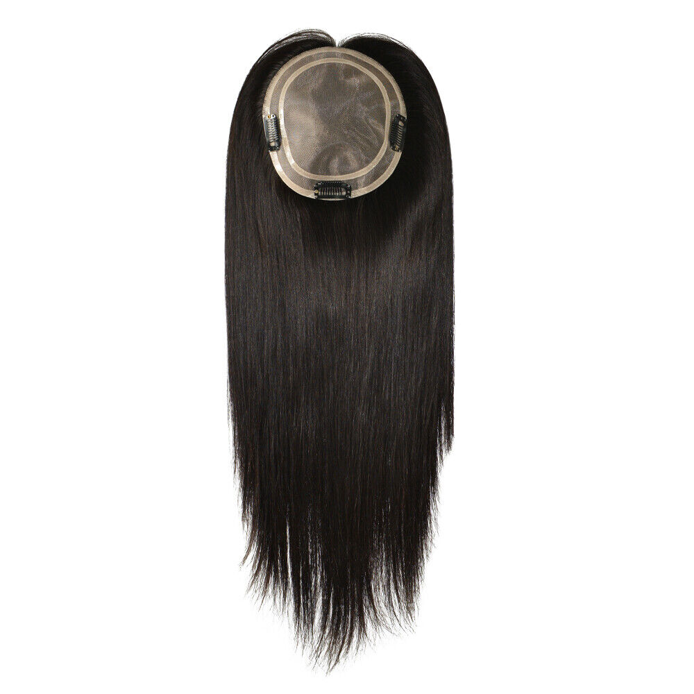 Women Topper Human Hair Top Pieces European Cuticle Remy Straight Hair TP04