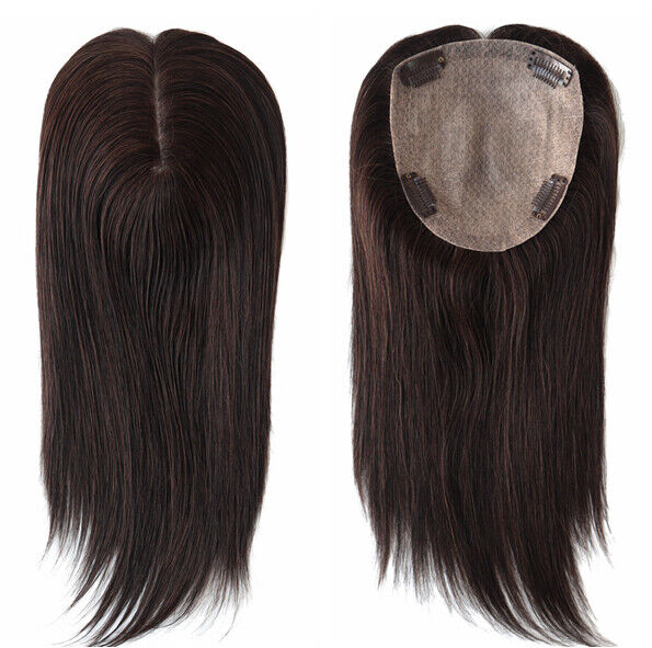 Natural Women Topper Chinese Remy Hair Replacement Toupee Systems Top Piece15''